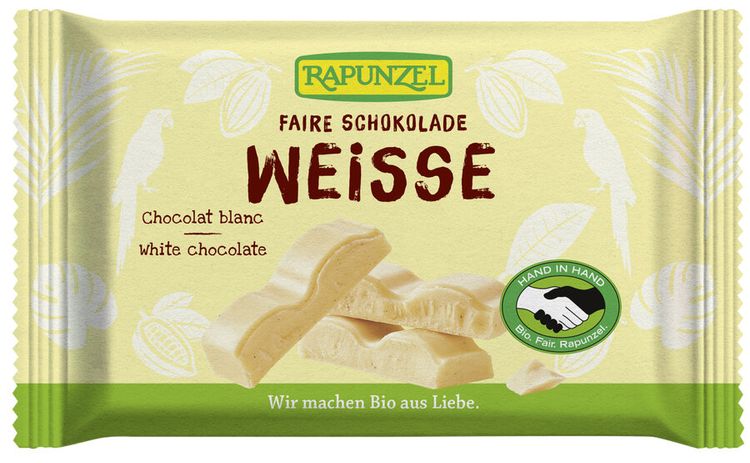 Rapunzel - Weisse Schokolade HIH, bio, 100g