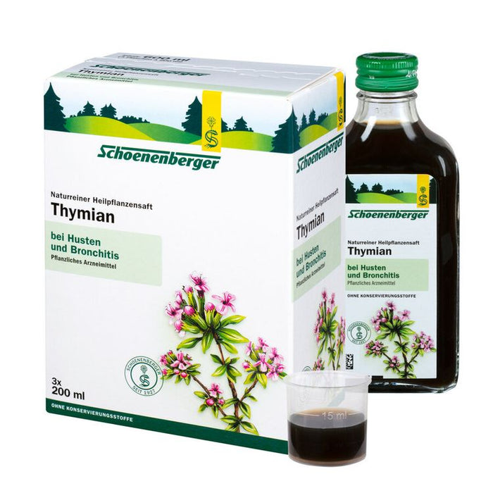 Schoenenberger Naturreiner Heilpflanzensaft Thymian, 600ml