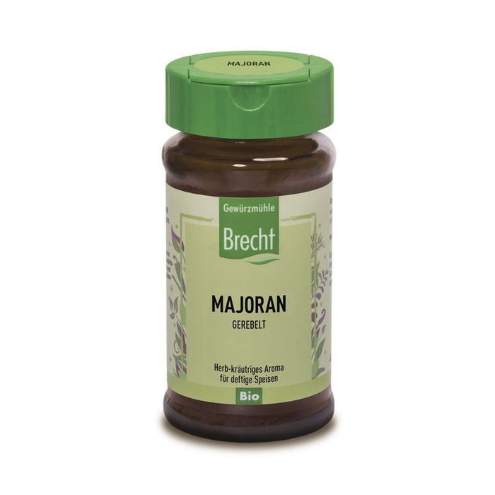 Brecht - Majoran gerebelt bio im Glas 8g