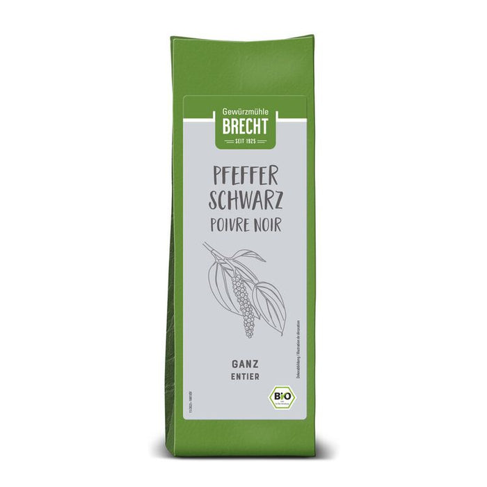 Brecht - Pfeffer schwarz ganz bio, Blockbeutel, 180g