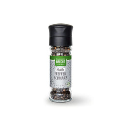Brecht - Pfeffer schwarz mit Mühlenaufsatz bio 40g