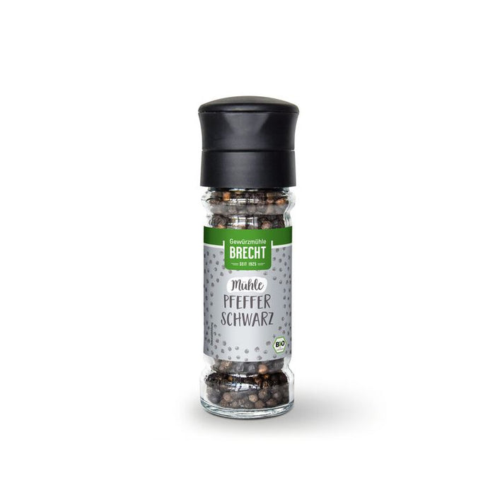 Brecht - Pfeffer schwarz mit Mühlenaufsatz bio 40g