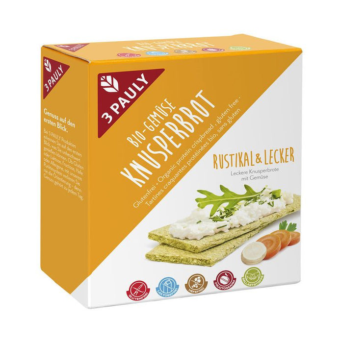 3 Pauly - Bio Knusperbrot Gemüse 100g