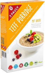 3 PAULY - Teff Porridge Hafer BIO glutenfrei 250g