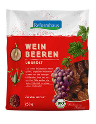 Reformhaus - Weinbeeren, blau, ungeölt bio, 250g