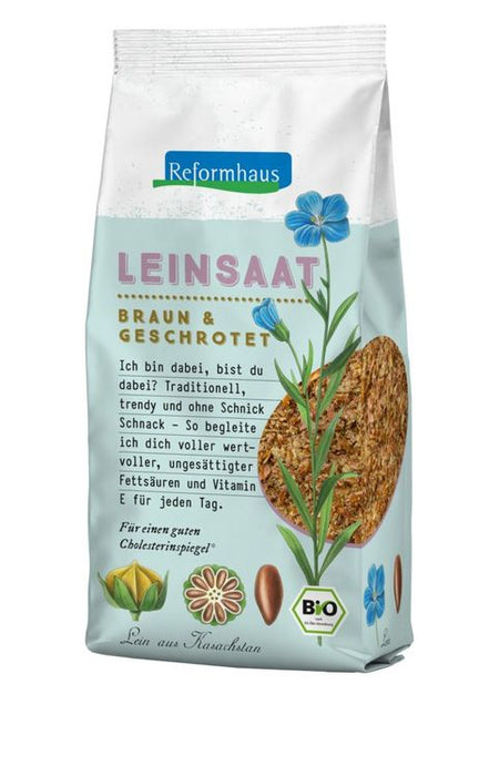 Reformhaus - Leinsaat, braun, geschrotet 200g