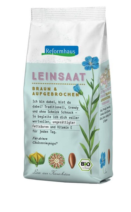 Reformhaus - Leinsaat braun, fein aufgebrochen bio 200g