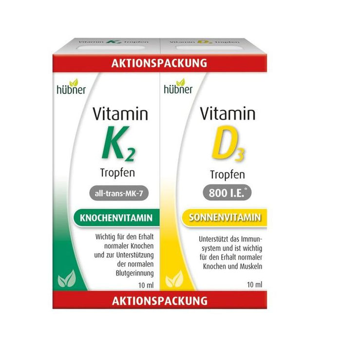 Hübner - Vitamin K2 & D3 Aktionspackung 2x 10ml