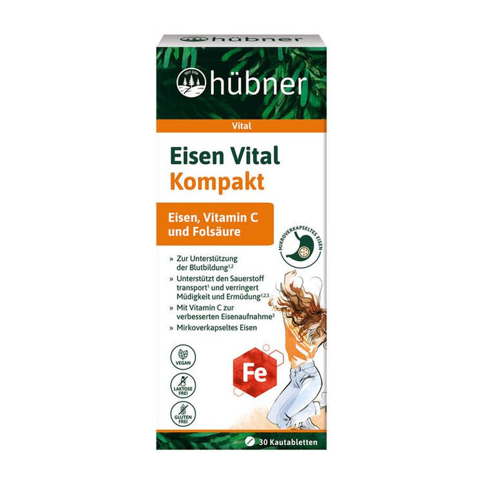 Hübner - Eisen Vital Kompakt Kautabletten, 30 St.