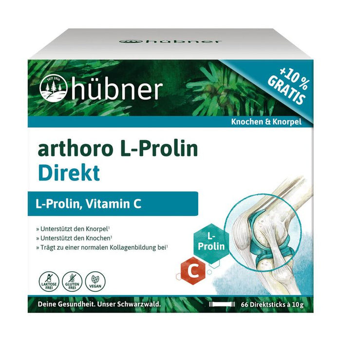 Hübner - arthoro L-Prolin Direkt Sondergröße, 66 Sticks