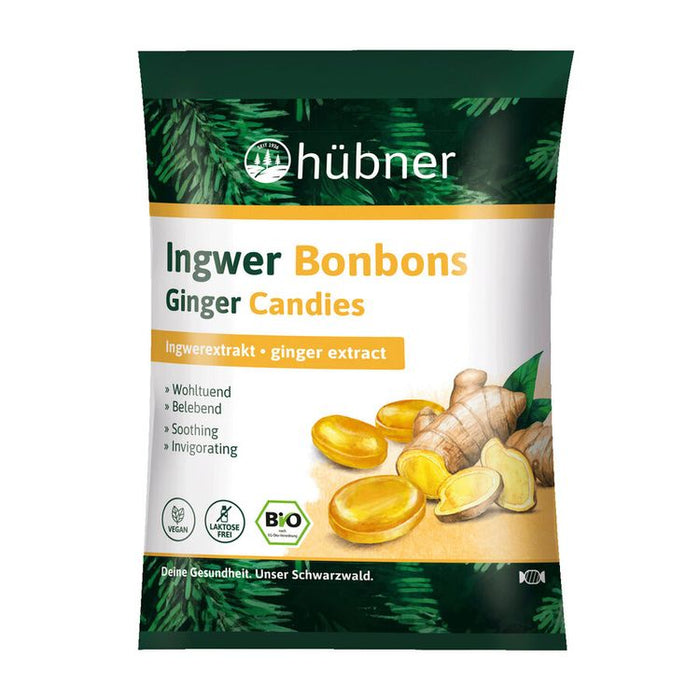 Hübner - Ingwer Bonbons BIO, 70g
