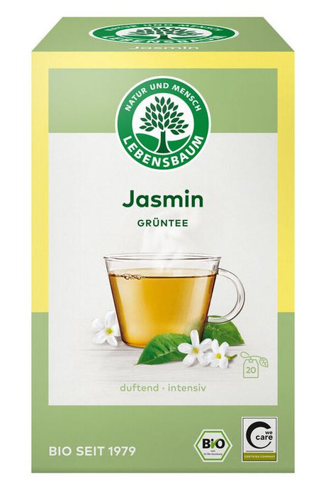 Lebensbaum - Jasmin Grüntee, 20x1,5g