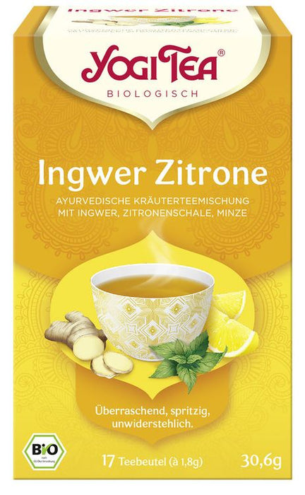 Yogi Tea - Ingwer Zitrone bio 17 Beutel á 1,8g