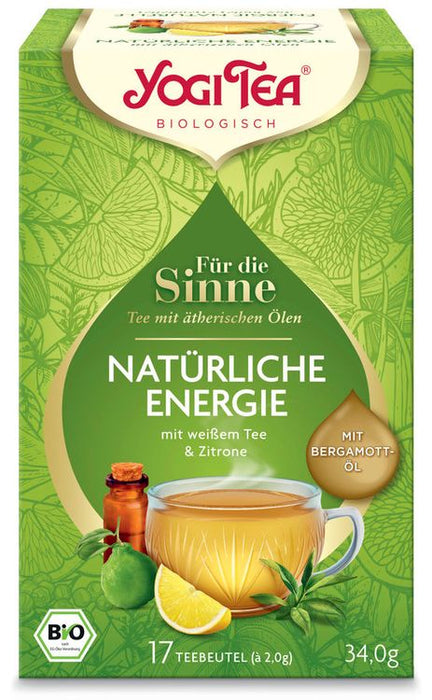 Yogi Tea, Für die Sinne Natürliche Energie, BioTee 17x2,0g
