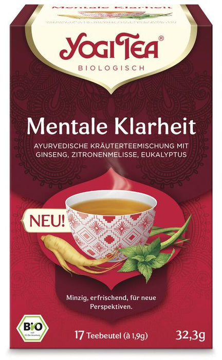 Yogi Tea - Mentale Klarheit bio, 17x1,9g