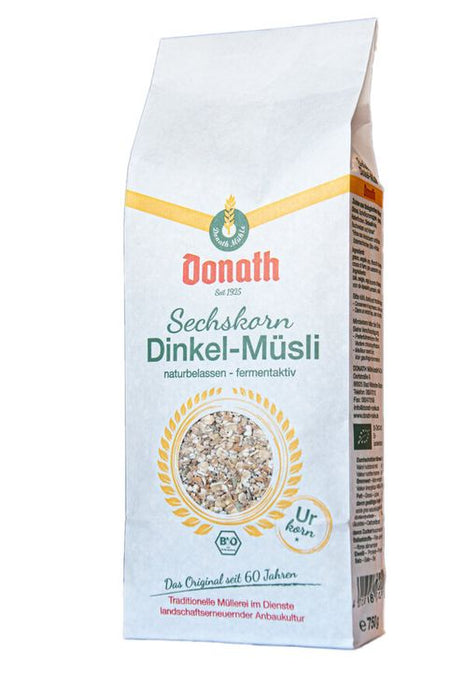 Donath - Sechskorn-Dinkel-Müsli, bio 750g