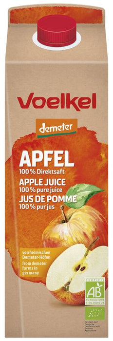 Voelkel - Apfelsaft naturtrüb demeter, 1l