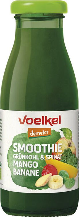 Voelkel - Smoothie Grünkohl & Spinat Mango Banane, 0,25l