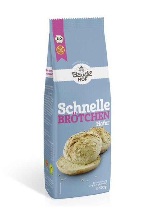 Bauck Mühle - Schnelle Brötchen Hafer glutenfrei Bio, 500g