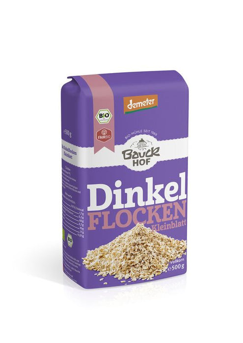 Bauck - Dinkelflocken Kleinblatt, demeter 500g