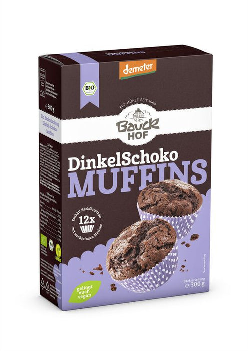 Bauckhof - Dinkel Muffins Schoko, demeter, 300g