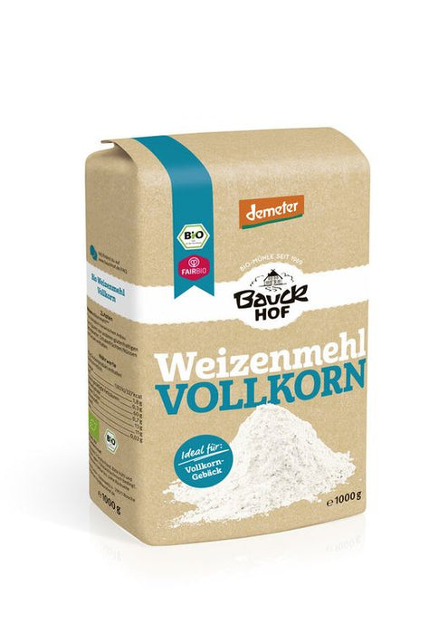 Bauck - Weizenmehl Vollkorn Demeter 1000g
