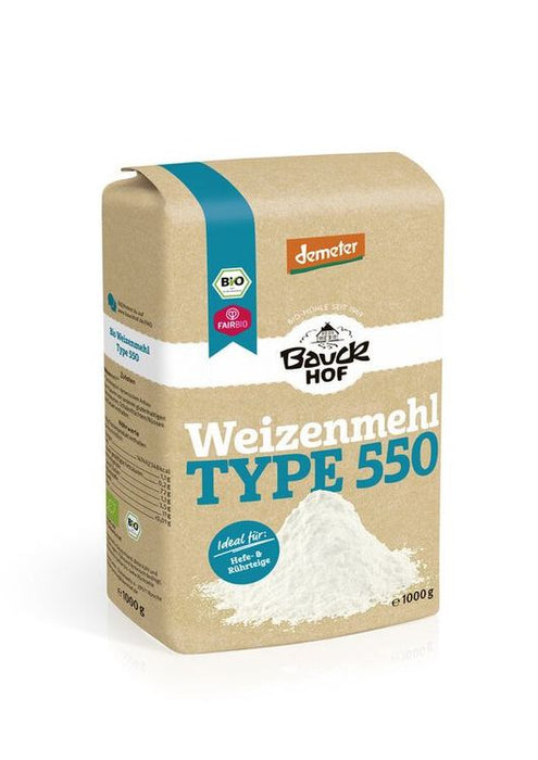 Bauck -  Weizenmehl Typ 550 Demeter 1000g