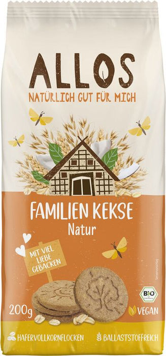 Allos - Familienkekse Natur bio vegan 200g