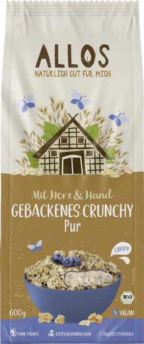 Allos - Mit Herz und Hand Gebackenes Crunchy Hafer bio 600g