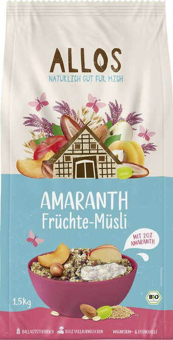 Allos - Amaranth Früchte Müsli bio, 1,5 kg