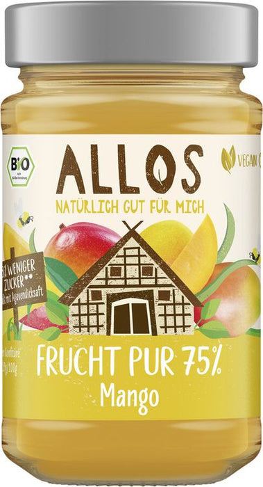 Allos - Frucht Pur 75% Mango, bio 250g