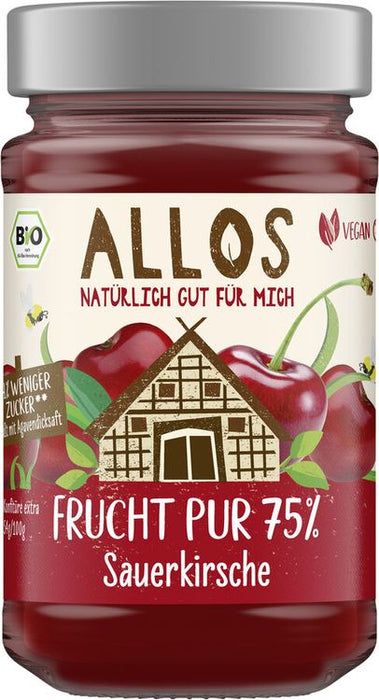 Allos - Frucht Pur 75% Sauerkirsche, bio 250g