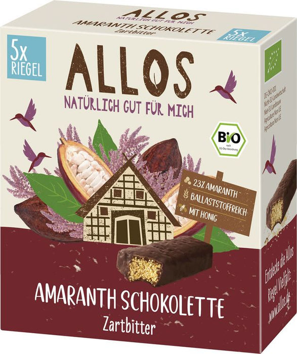 Allos - Amaranth Schokolette Zartbitter bio 5er Pack 140g