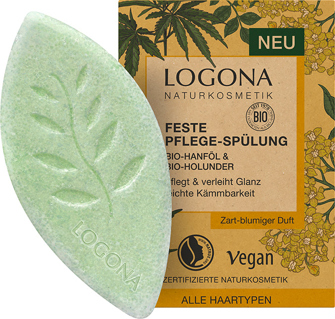 Logona - Feste Spülung Hanf & Holunder, 60g