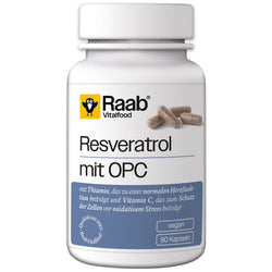 Raab Vitalfood - Resveratrol mit OPC Kapseln, 90 Kaps.
