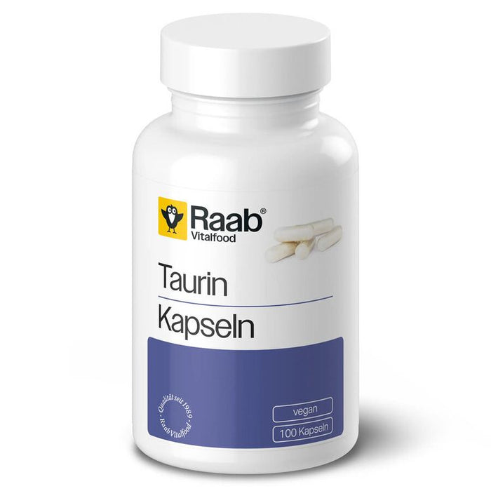 Raab Vitalfood - Taurin 100 Kapseln à 680 mg, 68g