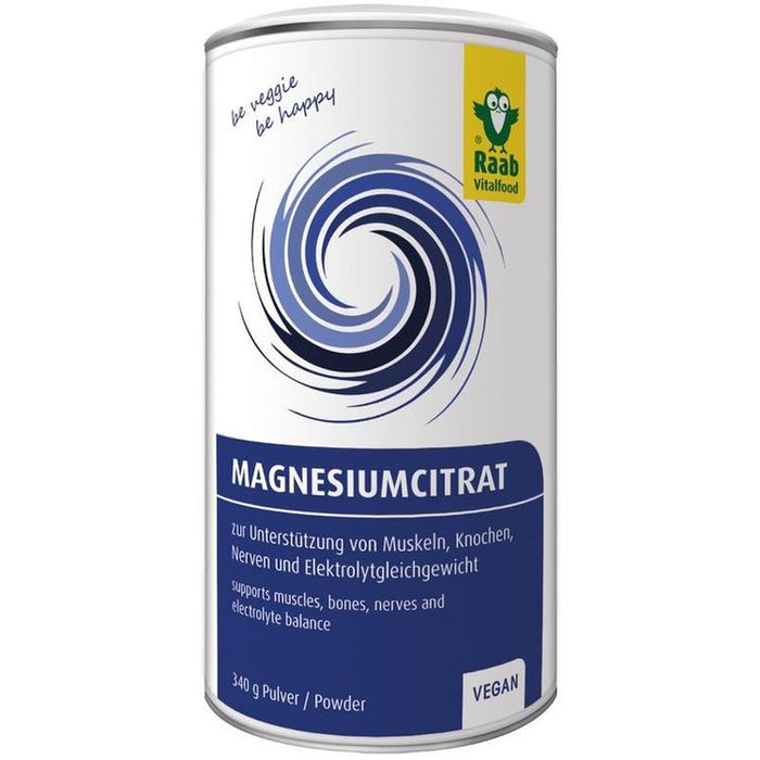 Raab - Magnesium Citrat Pulver, 340g