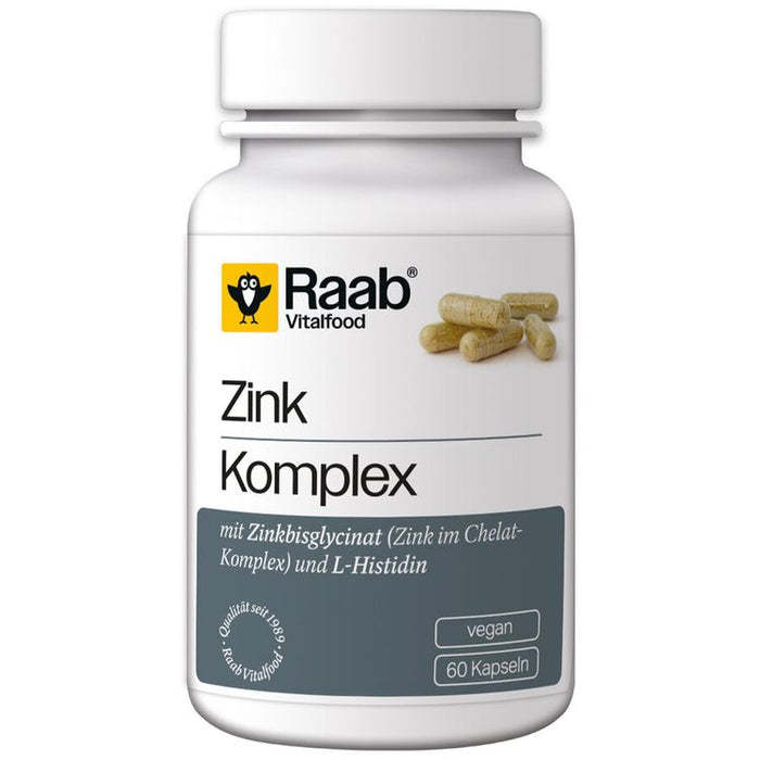 Raab Vitalfood - Zink Komplex 60 Kapseln