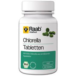Raab Vitalfood - BIO Chlorella 500 Tabletten à 400 mg, 200g