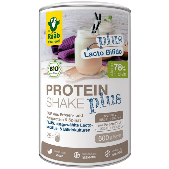 Raab - Bio Protein Shake Pur Plus, 500g