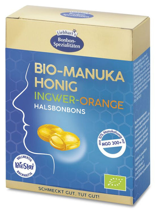 Liebhart´s Gesundkost - Bio Manuka Honig Ingwer Orange, 100g