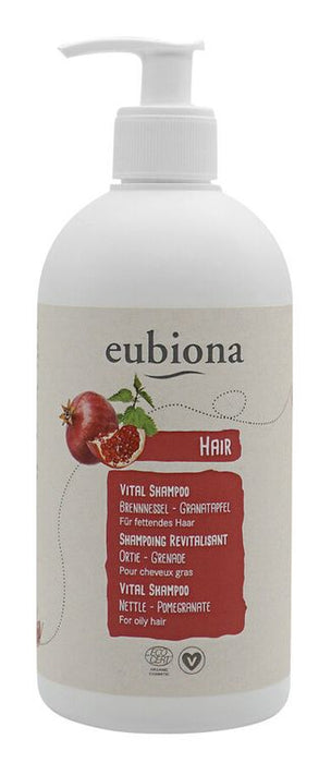 Eubiona - Shampoo Vital Brennessel-Granatapfel, 500ml