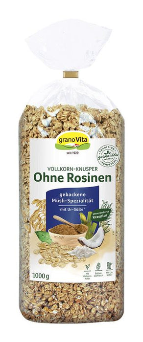 GranoVita - Vollkorn-Knusper-Müsli ohne Rosine 1000g