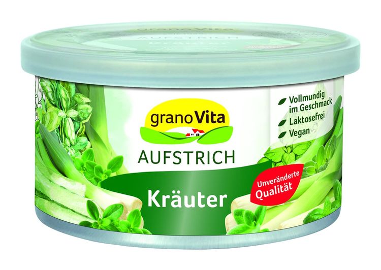 GranoVita - vegetarische Pastete Kräuter 125g