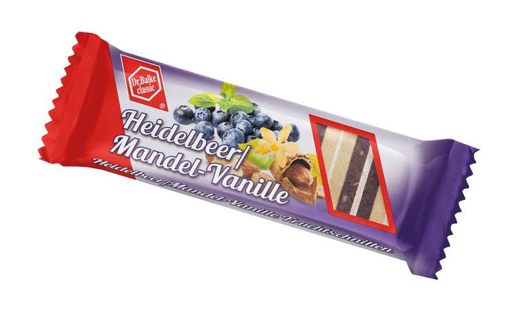 Dr. Balke - Heidelbeer/Mandel-Vanille-Fruchtschnitten 100g