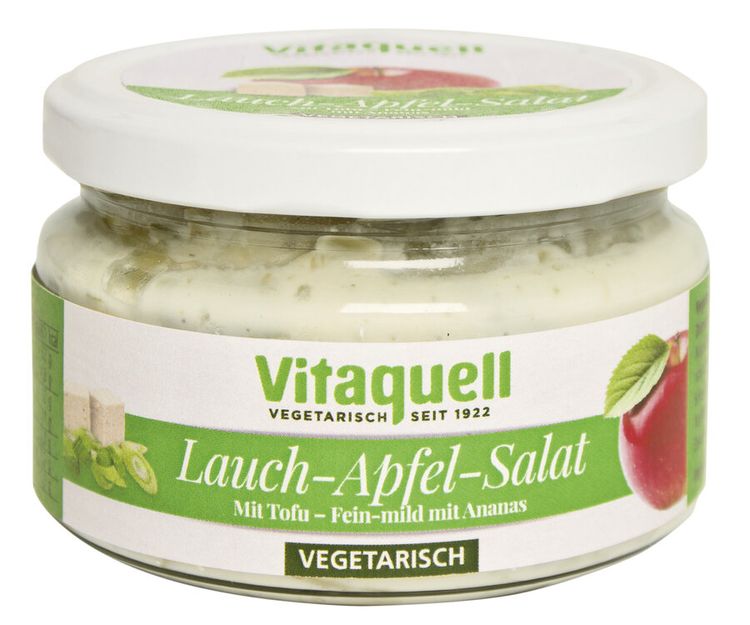Vitauqell - Lauch-Apfel-Tofu-Salat vegetarisch 200g