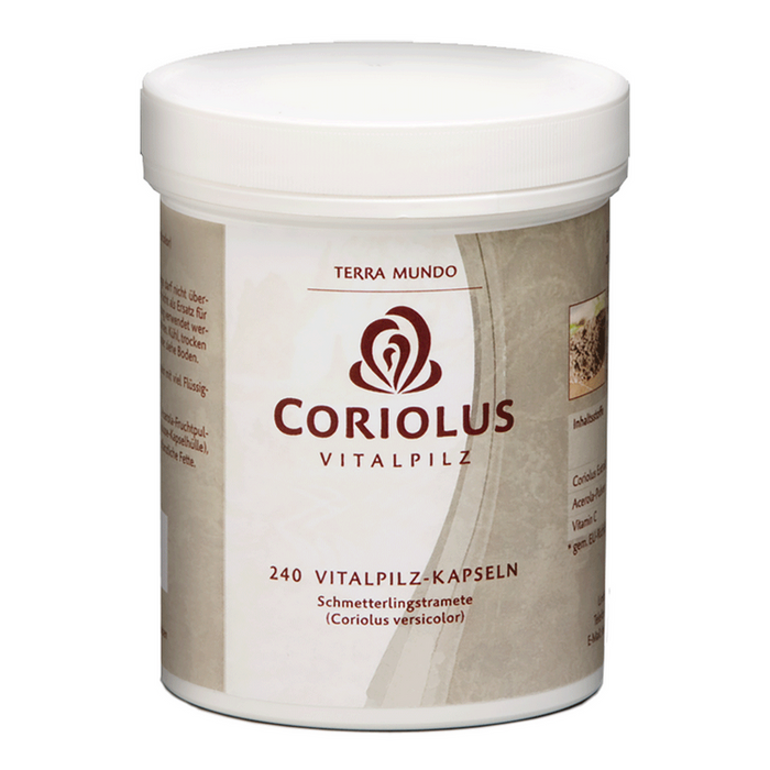 Terra Mundo - Coriolus Bio Vitalpilz Kapseln, 240 Kaps
