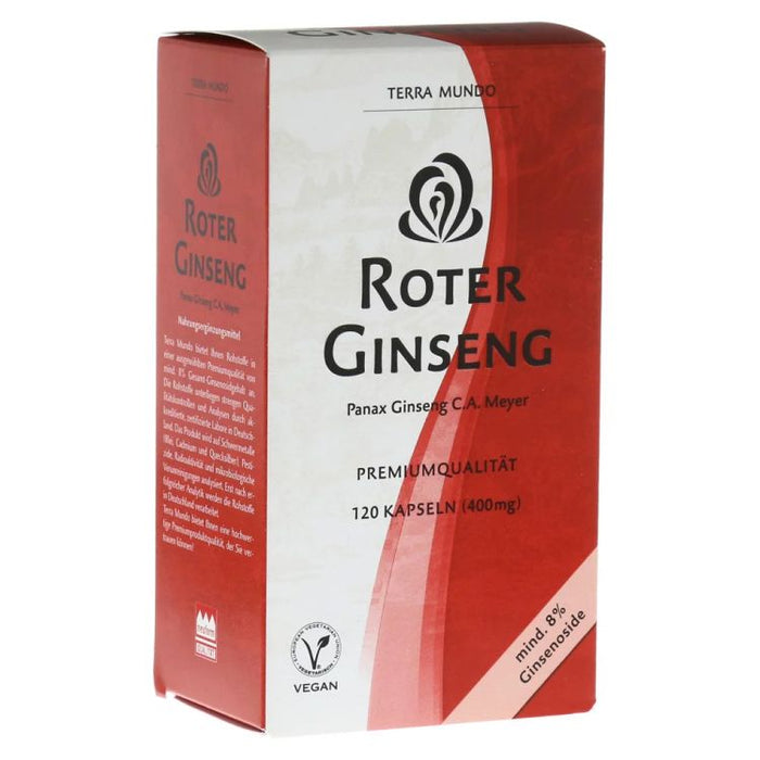 TerraMundo - Roter Ginseng Kapseln 120Stk