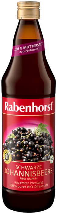 Rabenhorst - Schwarze Johannisbeere Muttersaft Bio 700ml