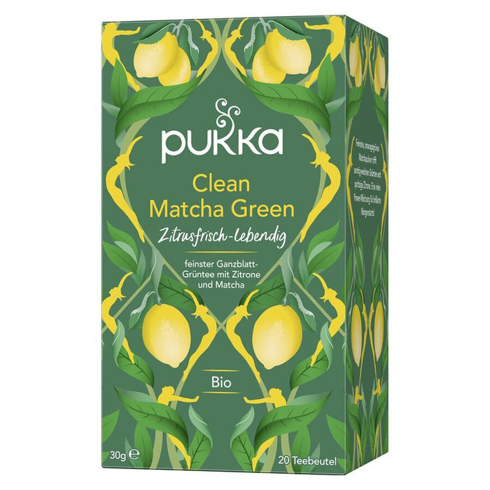Pukka - Bio-Kräutertee Clean Matcha Green, 20x1,5g